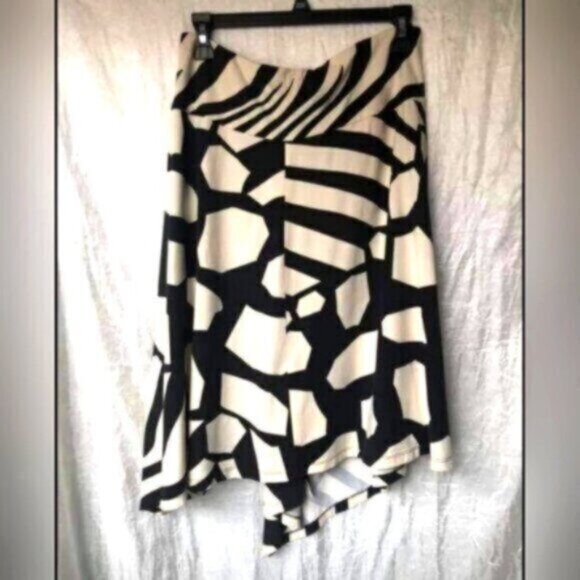 Vintage Joseph Ribkoff A-Symmetrical Layered Skirt Size 12 - Picture 6 of 7